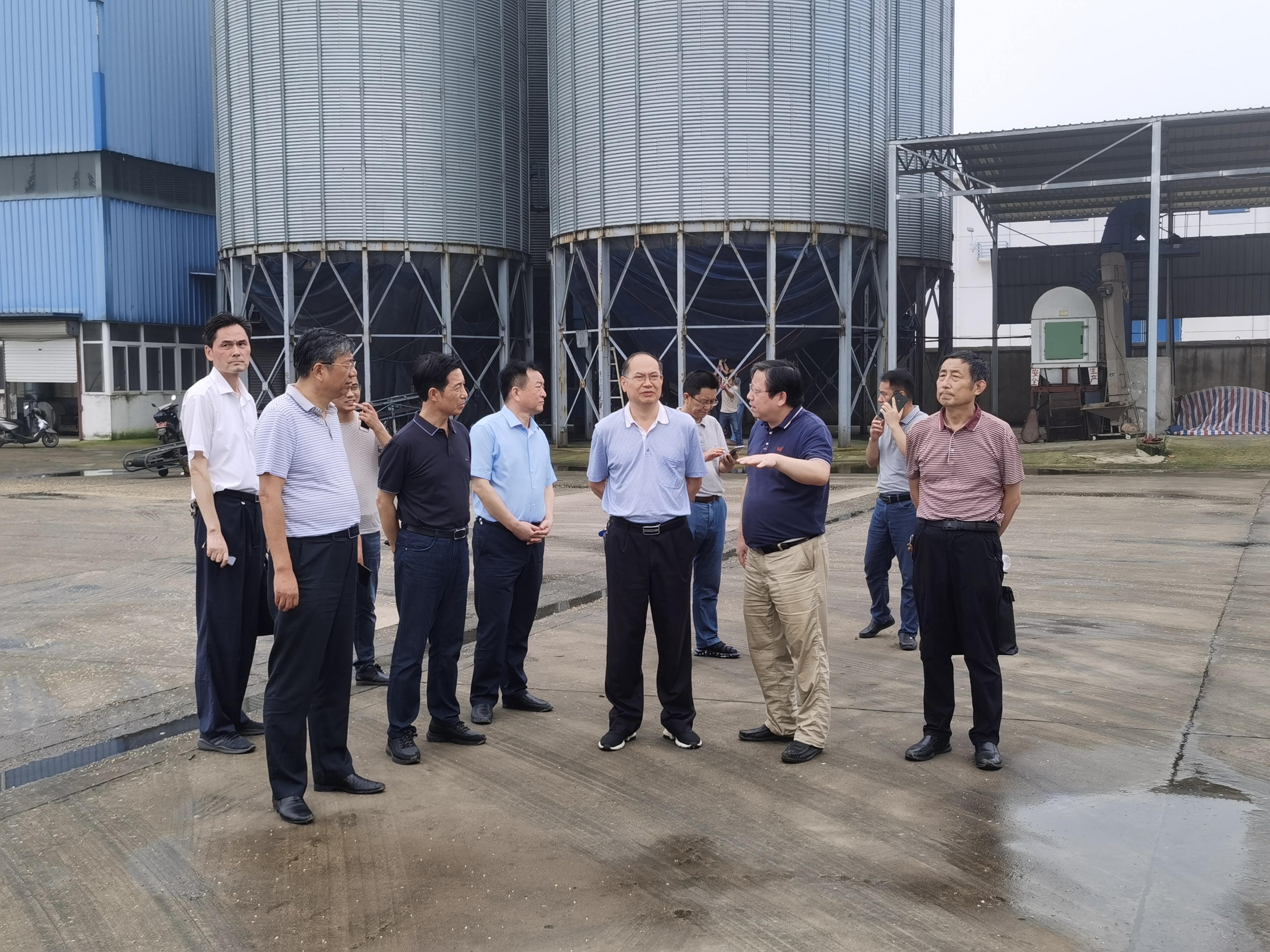 集團(tuán)公司黨委書記、董事長詹先豪到皖墾種業(yè)明光分公司督導(dǎo)搶運(yùn)保種工作
